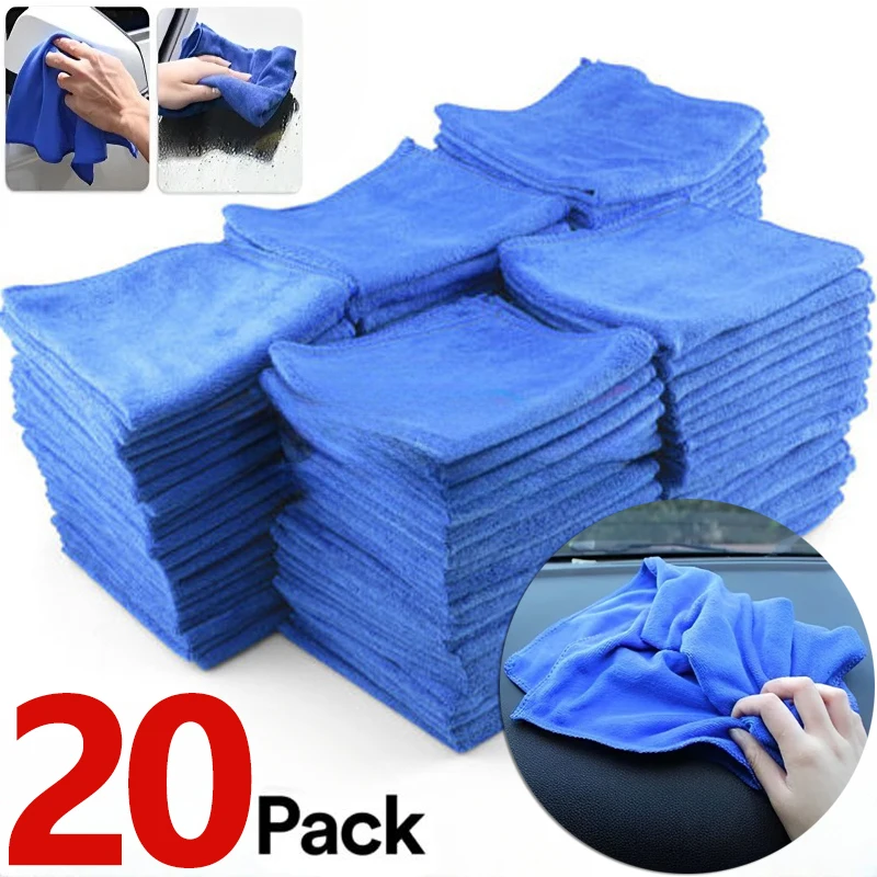 Microfiber Towel Detailing - 10/20Pcs Microfiber Towels Car Wash Drying