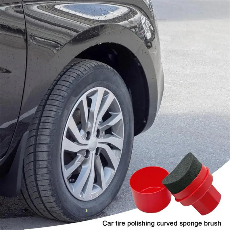 Curved Car Tire Waxing Sponge  - مراجعة Wax Applicator Pad وسعره