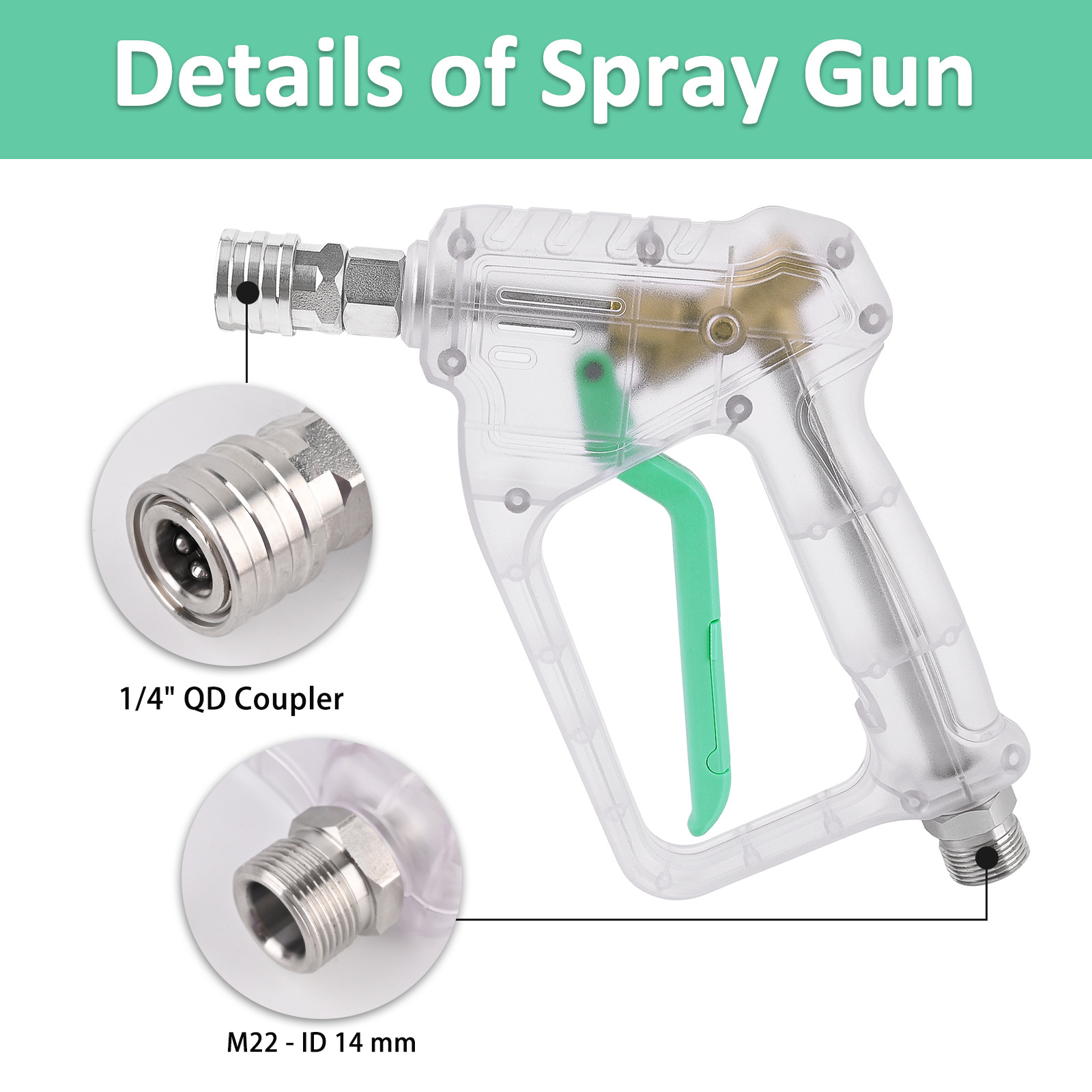 High Pressure Washer Gun with  - مراجعة Foam Cannon Car Wash وسعره