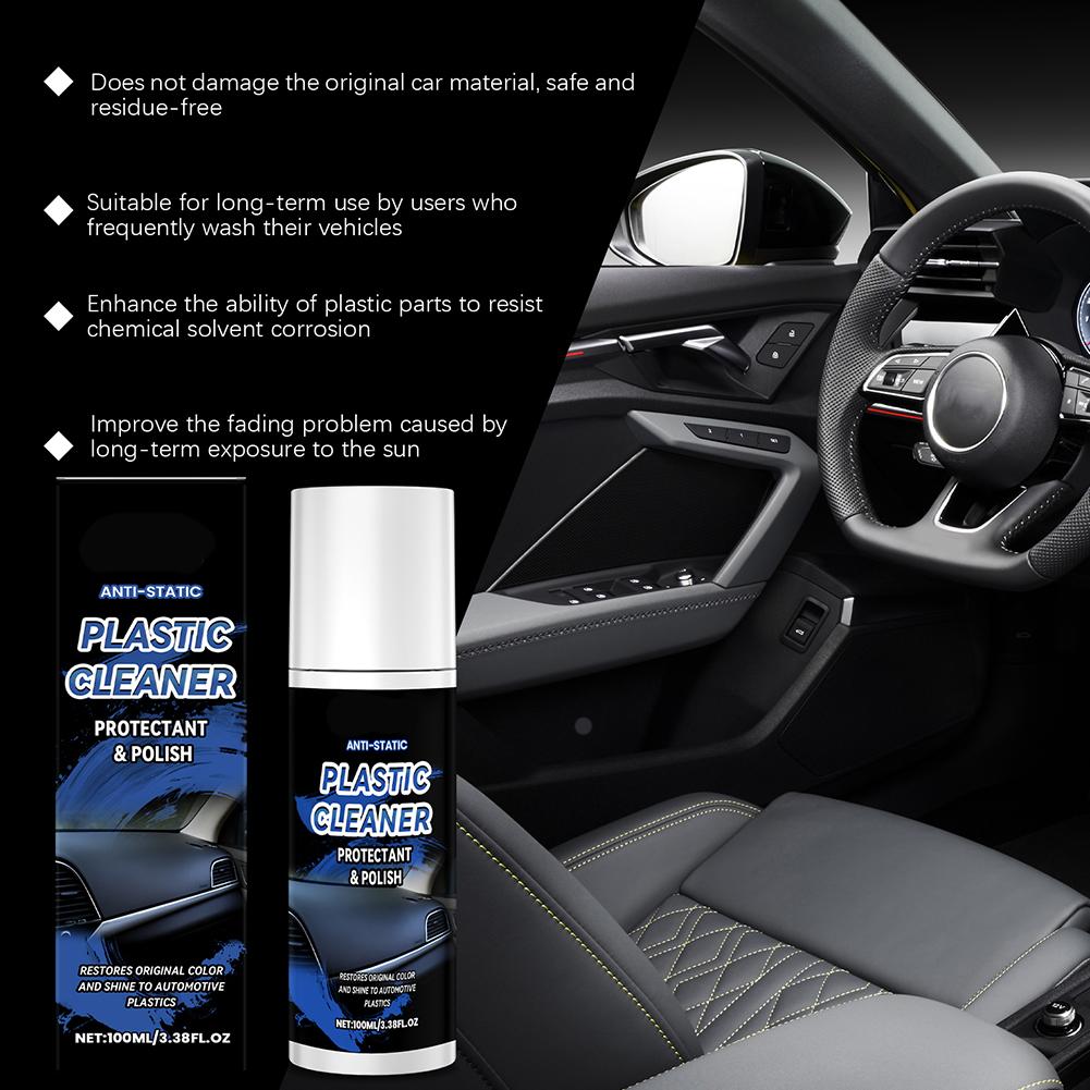 100ml Car Plastic Restorer Car - مراجعة Leather Cleaner Interior وسعره