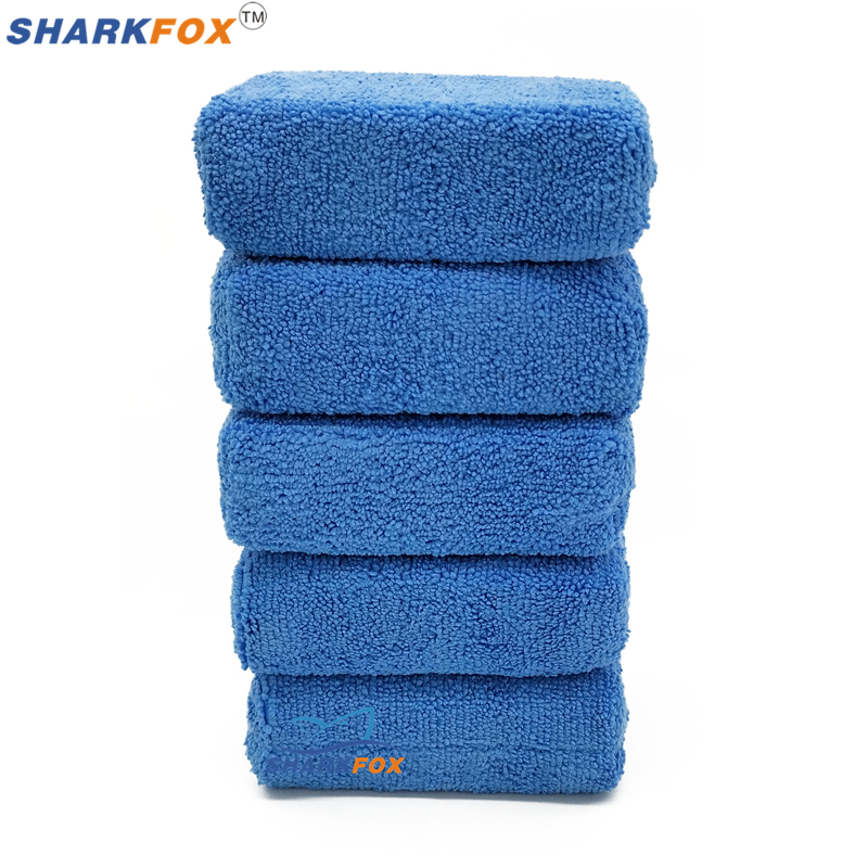 Sharkfox 5Pcs/Lot Rectangular  - مراجعة Wax Applicator Pad وسعره