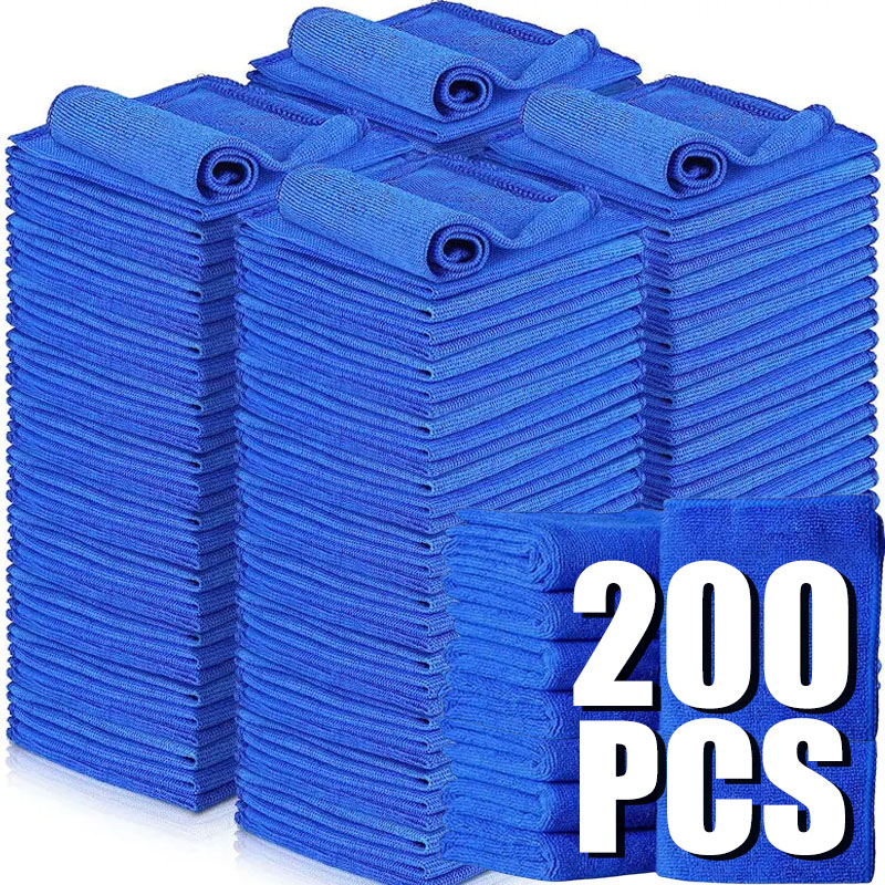 10/200PCS Microfiber Car Clean - مراجعة Microfiber Towel Detailing وسعره