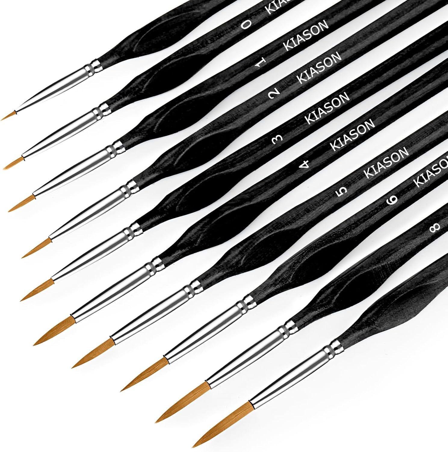 10 Miniature Paint Brushes Set - مراجعة Detailing Brush Set وسعره