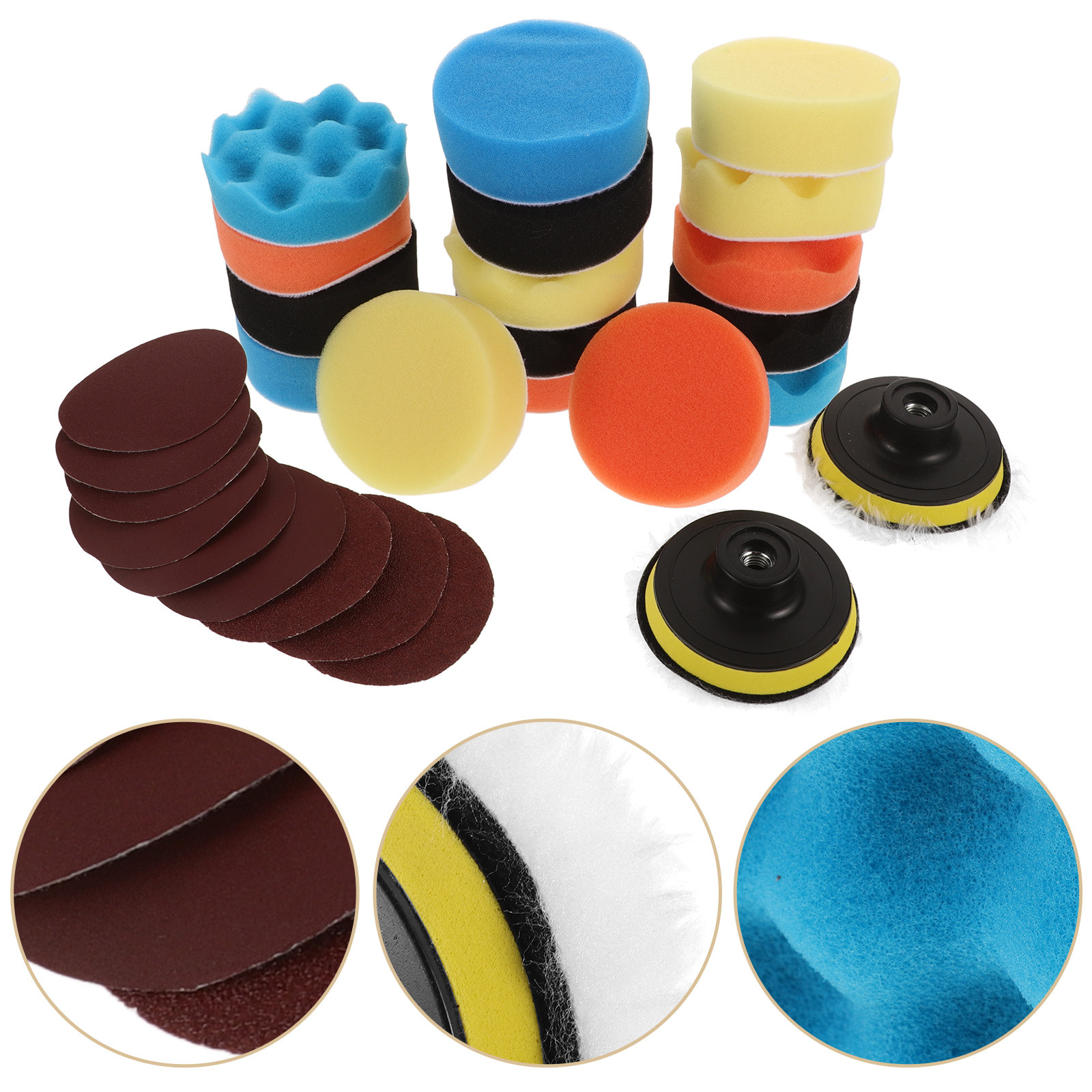 1 Set Sponge Polisher Pad Dril - مراجعة Polish Pad Set Buffer وسعره