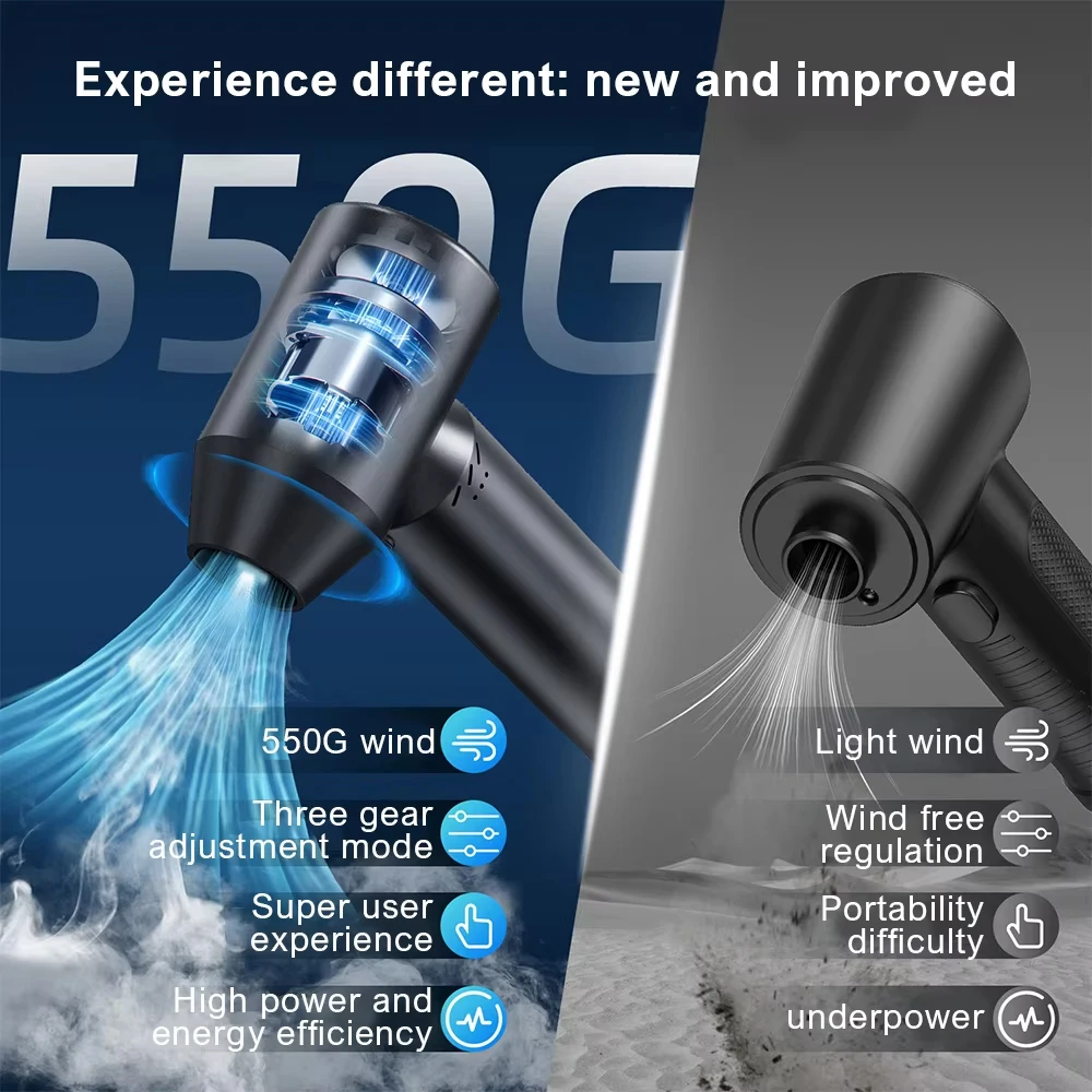 High-Speed 80000RPM Turbo Jet  - مراجعة Dryer Car Blower وسعره