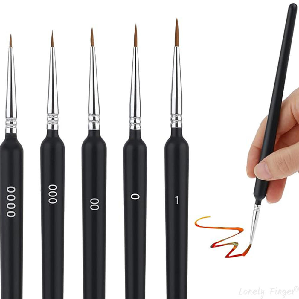 5/11Pcs Paint Brushes Set, Art - مراجعة Detailing Brush Set وسعره