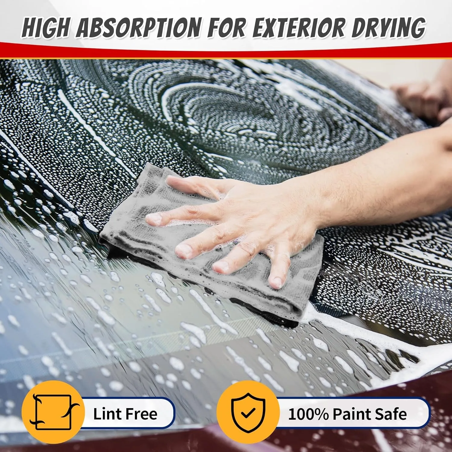 1/50pcs Microfiber Cleaning Cl - مراجعة Microfiber Towel Detailing وسعره