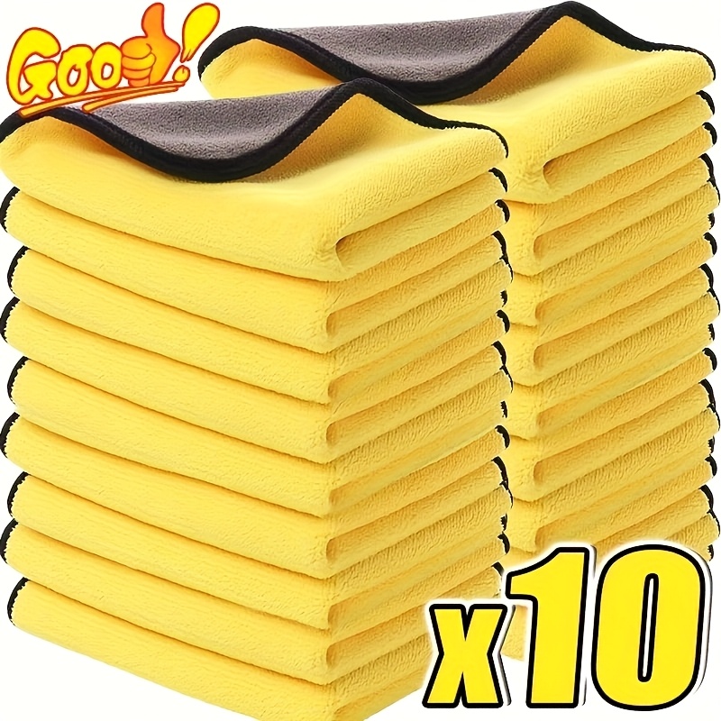 3/5/10Pcs Car Wash Microfiber  - مراجعة Microfiber Towel Detailing وسعره