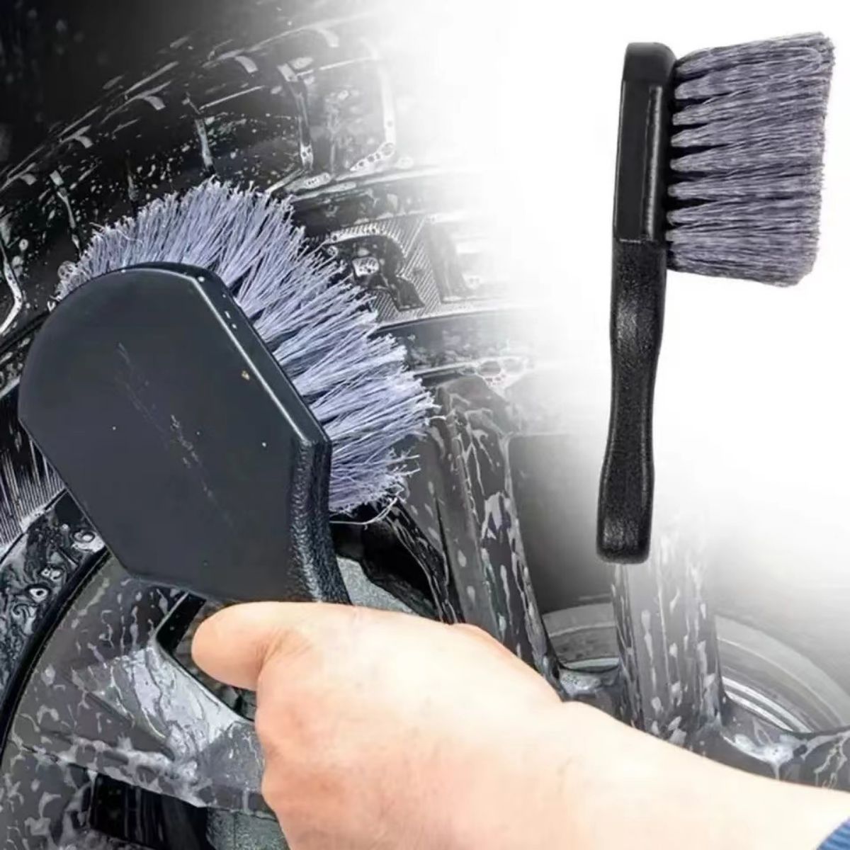 Car Wheel Cleaning Brush Detai - مراجعة Car Cleaning Brush وسعره